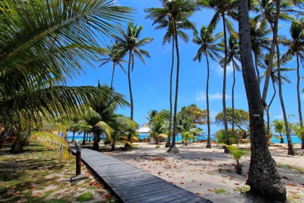 Apartmán Les Pieds Dans L'Eau Chez Syl Le Moule Exteriér fotografie